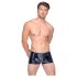 Black Level - Pantalones cortos para hombre con cremallera (negro) - M