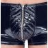 Black Level - Pantalones cortos para hombre con cremallera (negro) - M