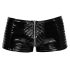 Black Level - Pantalones cortos para hombre con cremallera (negro) - M