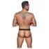 Black Level - suspensorio con cremallera - piel sintética negra - L