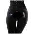 LATEX - mono largo mujer - manga larga - látex negro - L