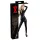LATEX - mono largo mujer - manga larga - látex negro - XL