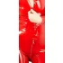 LATEX - mono de mujer manga larga - látex rojo