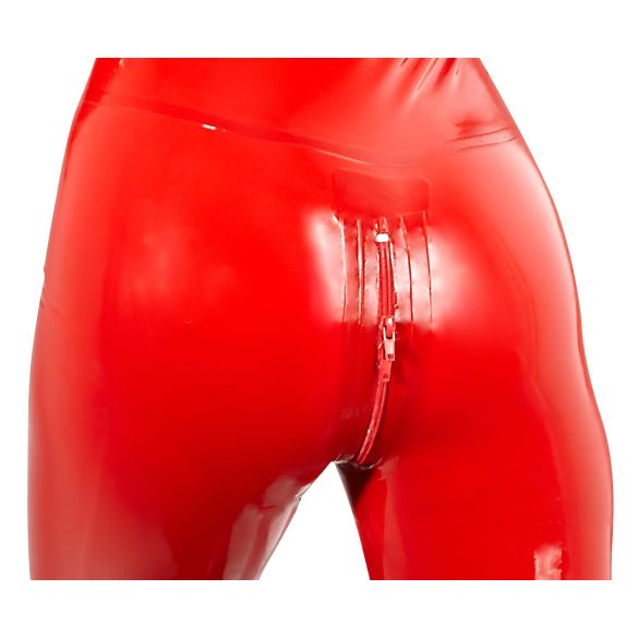 LATEX - mono de mujer manga larga - látex rojo - L