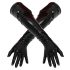 LÁTEX - guantes unisex largos (negro)