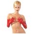 LATEX - guantes largos unisex (rojo) - L