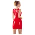 LATEX - minivestido sin mangas - látex - rojo