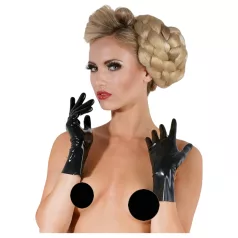 LATEX - guantes cortos unisex - negro