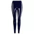 LATEX - leggings fetichistas con cremallera - negro