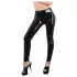 LATEX - leggings fetichistas con cremallera - negro - XL
