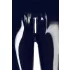 LATEX - leggings fetichistas con cremallera - negro - XL