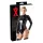 LATEX - body femenino manga larga - látex negro - L