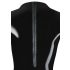 Body para mujer de manga larga de látex (negro) - L