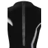 LATEX - body femenino manga larga - látex negro - 2XL