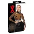 LATEX - top de látex transparente - color negro translúcido - M