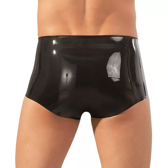 LATEX - bóxer con funda para pene - negro