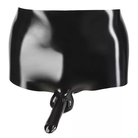 LATEX - bóxer con funda para pene - negro - L/XL