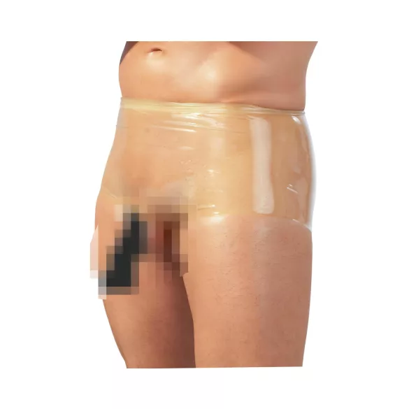 LATEX - bóxer con funda para pene - látex natural
