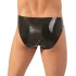 LATEX - calzoncillo masculino - látex negro - talla S-L