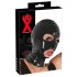 Máscara de látex para placer oral (negra)