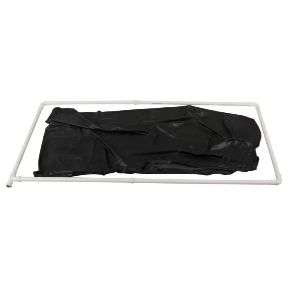 Late X - cama de vacío de látex (negra)