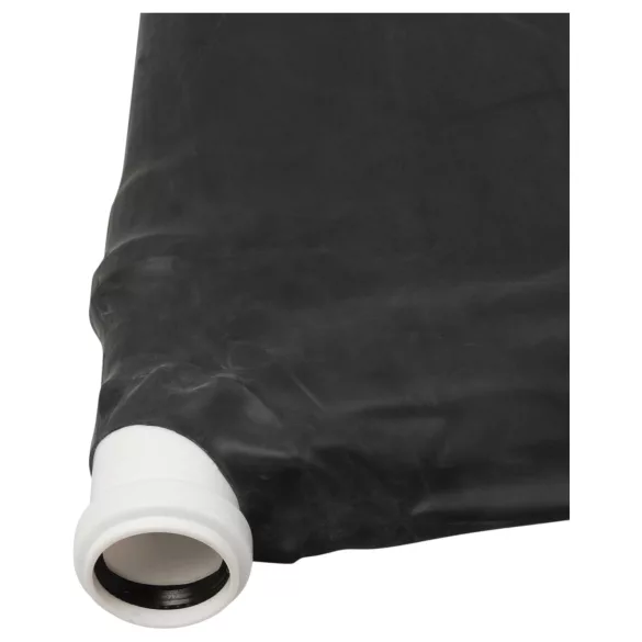 Late X - cama de vacío de látex (negra)
