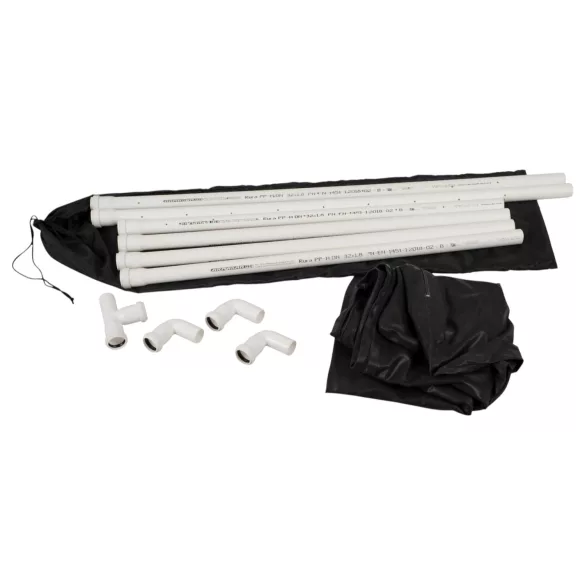 Late X - cama de vacío de látex (negra)