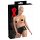 LÁTEX - bragas femeninas con preservativo (negro) - M