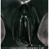 LÁTEX - bragas femeninas con preservativo (negro) - XL
