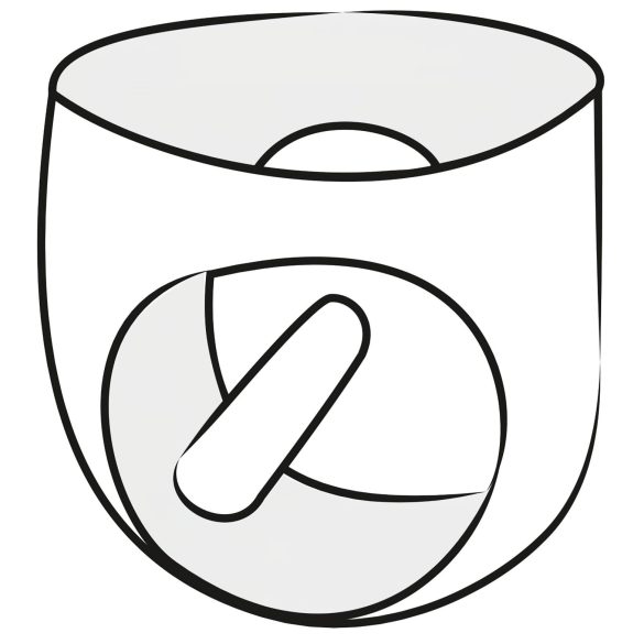 LATEX - bóxer masculino con consolador anal interno (negro)