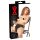 LATEX - Braguita femenina 2ud con dildo inflable interno (negro) - M