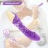 Mrow Real Lover - Vibrador lila realista y recargable, resistente al agua