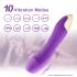 Mrow Real Lover - Vibrador lila realista y recargable, resistente al agua