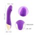Mrow Real Lover - Vibrador lila realista y recargable, resistente al agua