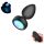 Mrow - Vibrador anal negro con luz y radio