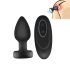 Mrow - Vibrador anal negro con luz y radio