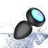 Mrow - Vibrador anal negro con luz y radio