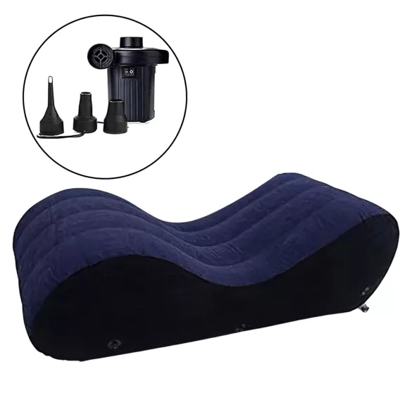 Magic Pillow - Sofá sexual inflable grande azul