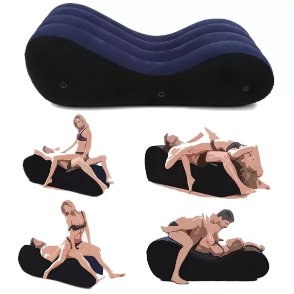 Desirel Magic Pillow - Sofá sexual inflable - grande (azul)