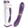 Funny Me Dual - vibrador 2 en 1 con lengua - recargable - lila