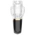 Funny Me Rocket Cup - masturbador succionador vibrador - transparente negro