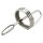 DeepRing - dilatador metálico con anillo de 9 cm (plateado)