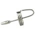 DeepRing - dilatador metálico con anillo de 9 cm (plateado)