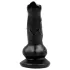 Animalorny - consolador perro - 12 cm - silicona negra