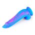 Inkipus - dildo de silicona 18cm (azul-rosado)