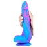 Inkipus - dildo de silicona 18cm (azul-rosado)