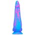 Inkipus - dildo de silicona 18cm (azul-rosado)