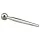 FukR - dilatador uretral con bolas - metal 8cm - plateado