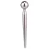 FukR - dilatador uretral con bolas - metal 8cm - plateado