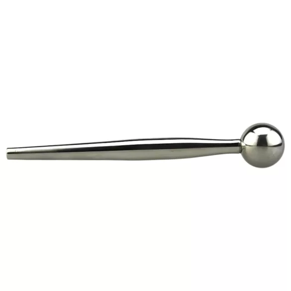 FukR - dilatador uretral con bolas - metal 8cm - plateado
